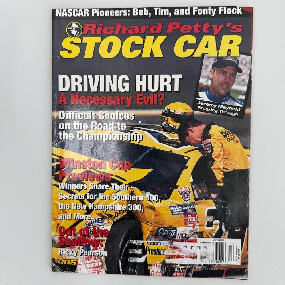 Stock Car Racing Magazine Oct 1998 Richard Petty NASCAR Winston Cup Vintage